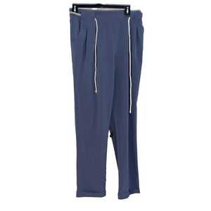 NY collection will blue drawstring jogger pants